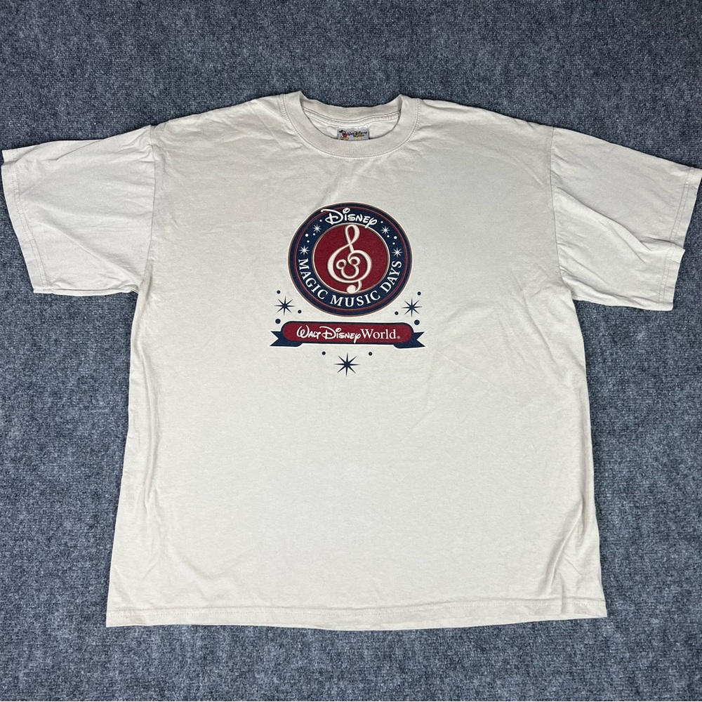 Walt Disney World Vintage 2000s Magic Music Days T-Shirt Size XL